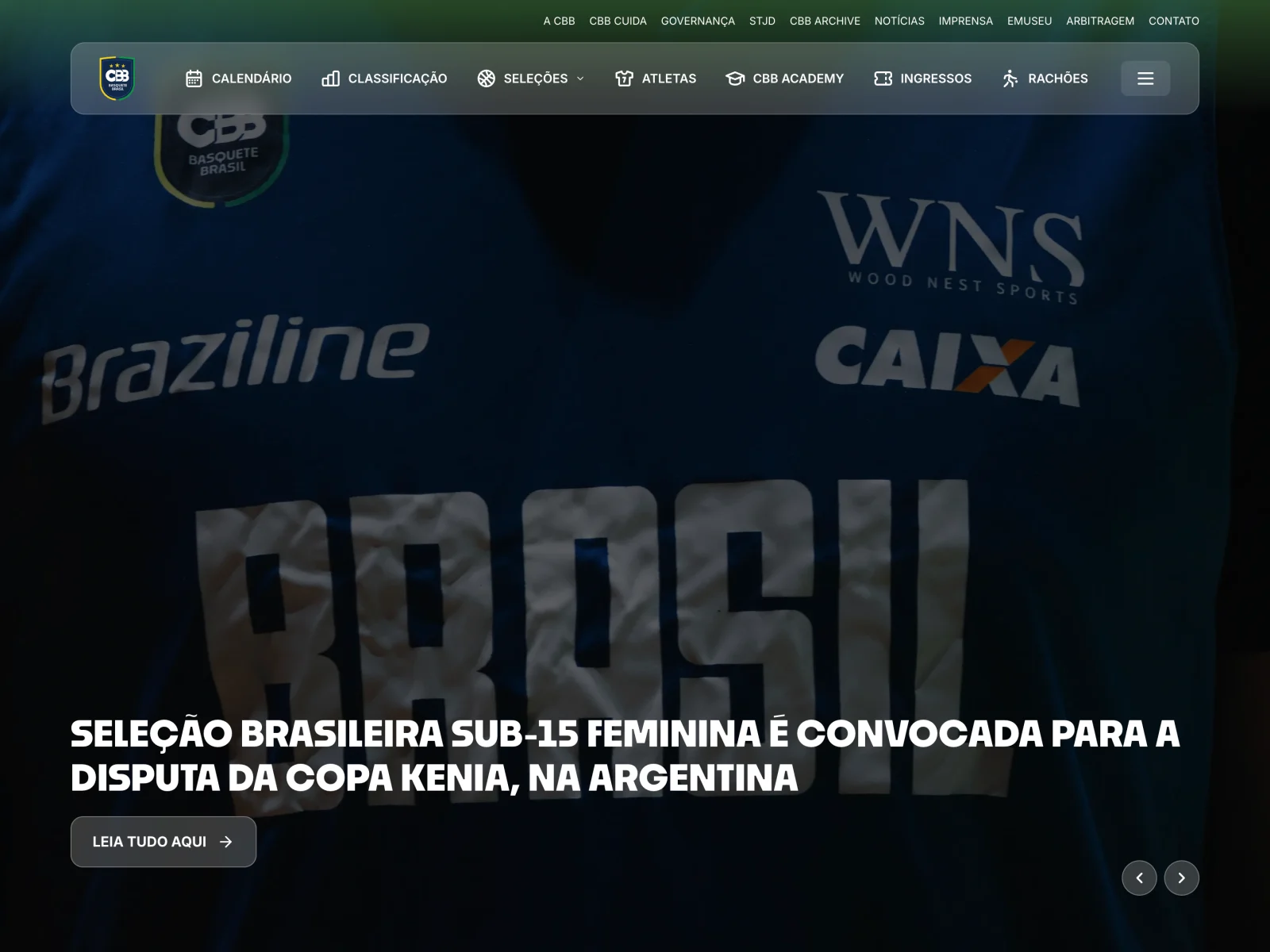 Brazilian Basketball Confederation portal