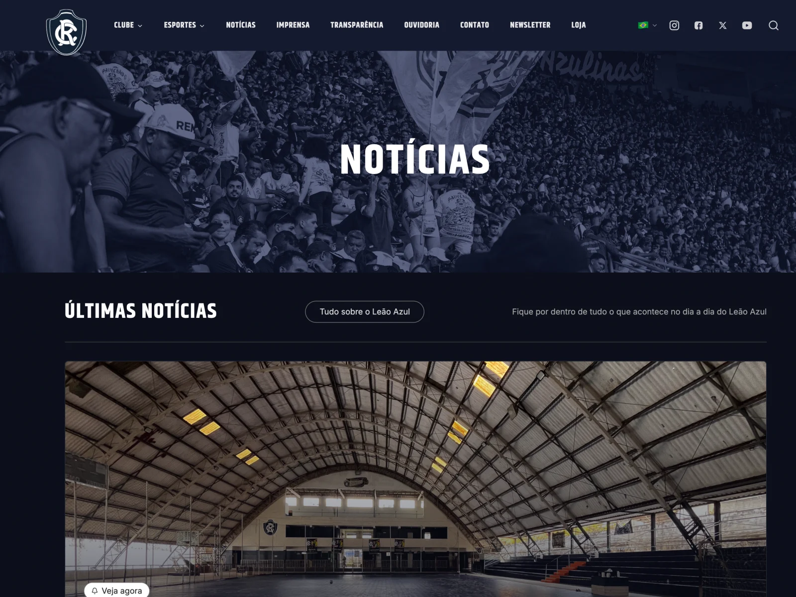 Clube do Remo news page