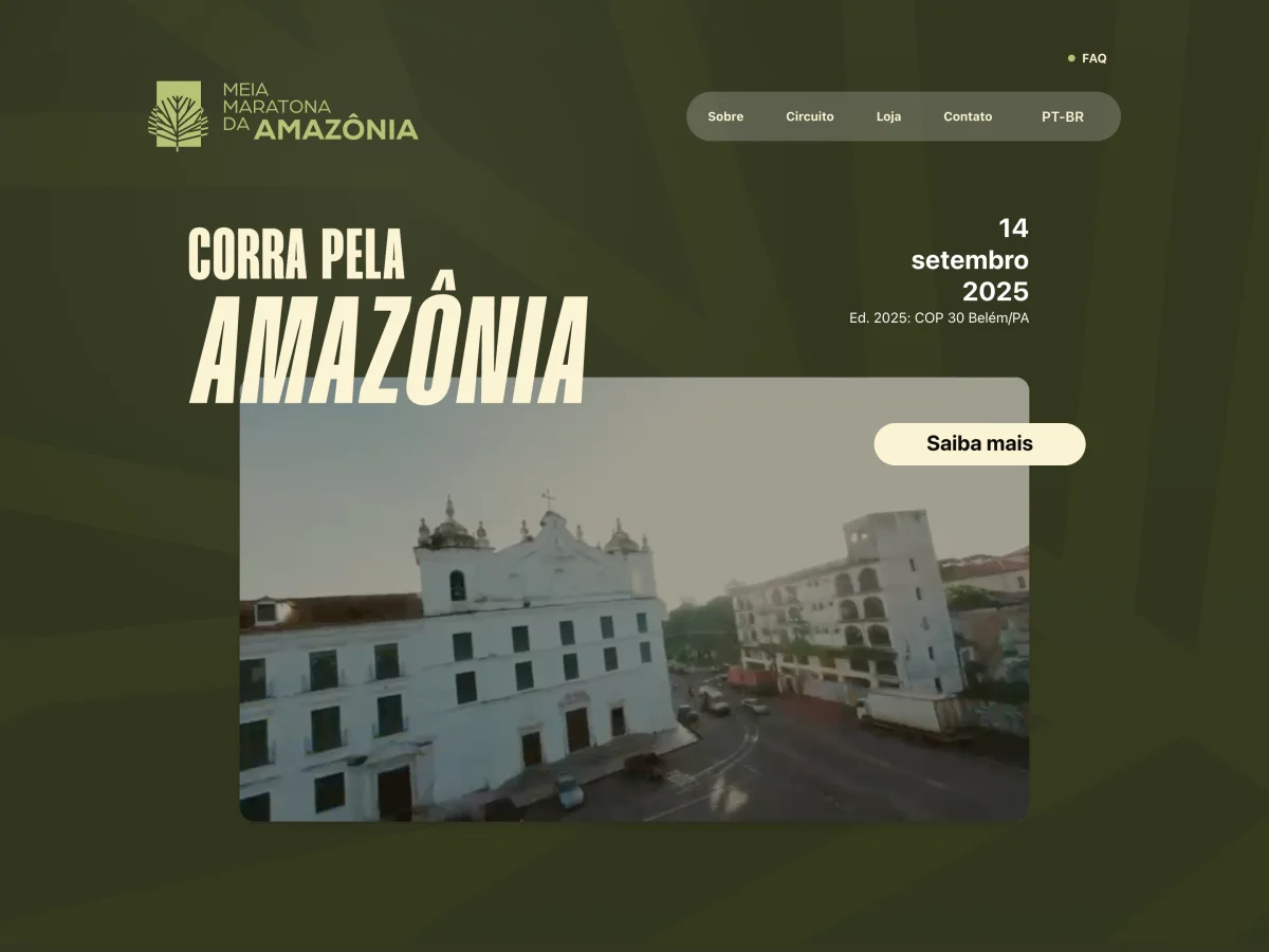 Meia Maratona da Amazônia website